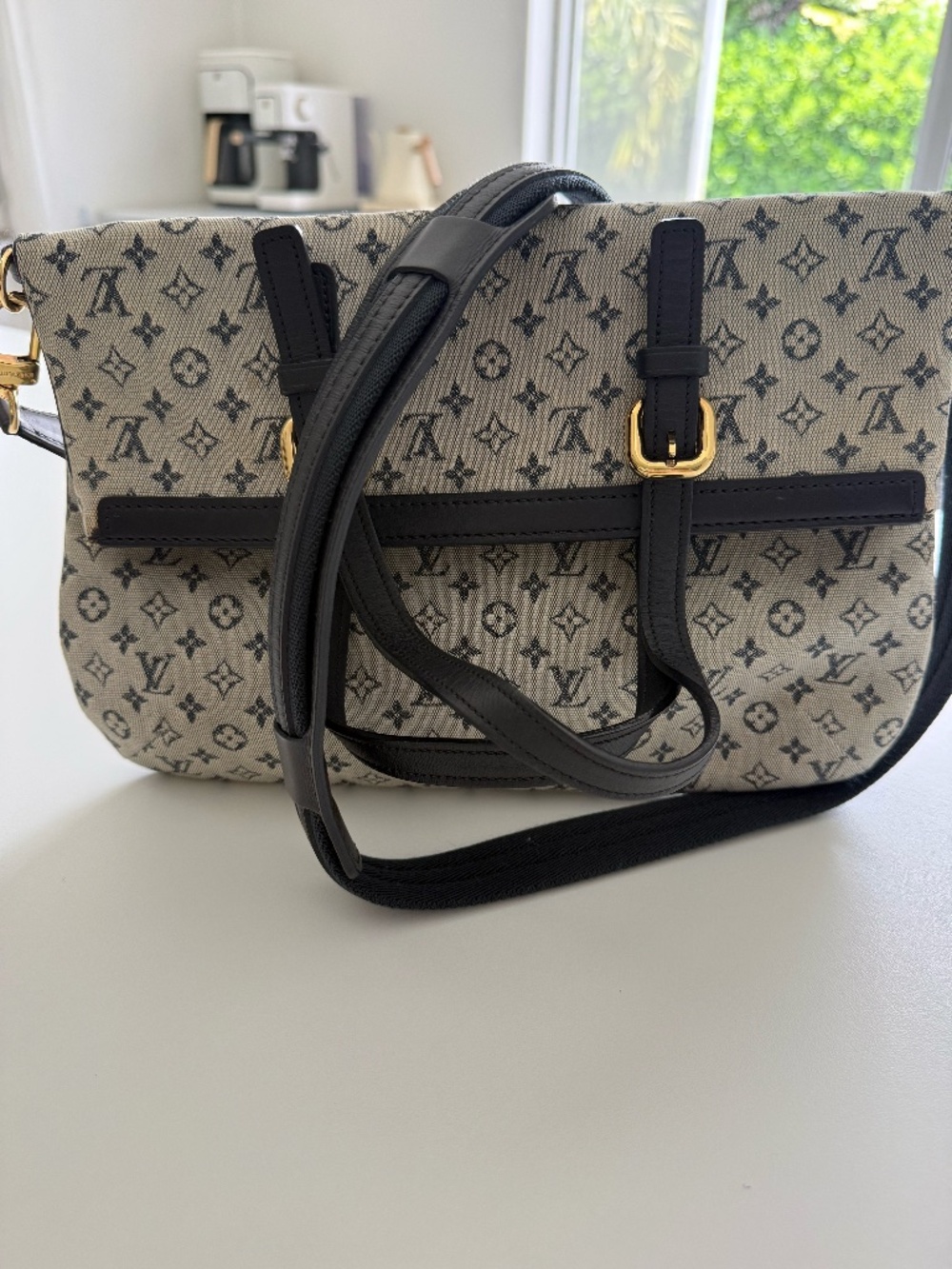 Louis Vuitton Mini Lin Monogram Canvas Shoulder / Crossbody Bag